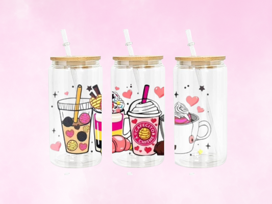 Cafecito and Chisme Clear Cup #2