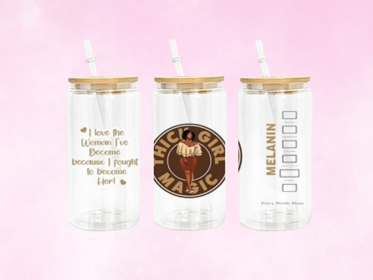 Thicc Girl Magic Clear Cup