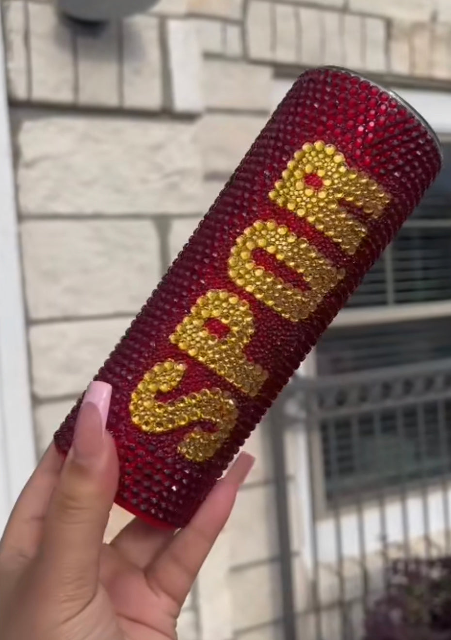 Custom Bling Tumbler
