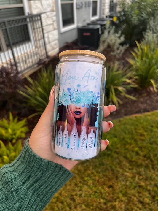 You Are Unique Clear Cup