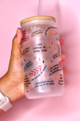 Positive Affirmations Frosted Cup