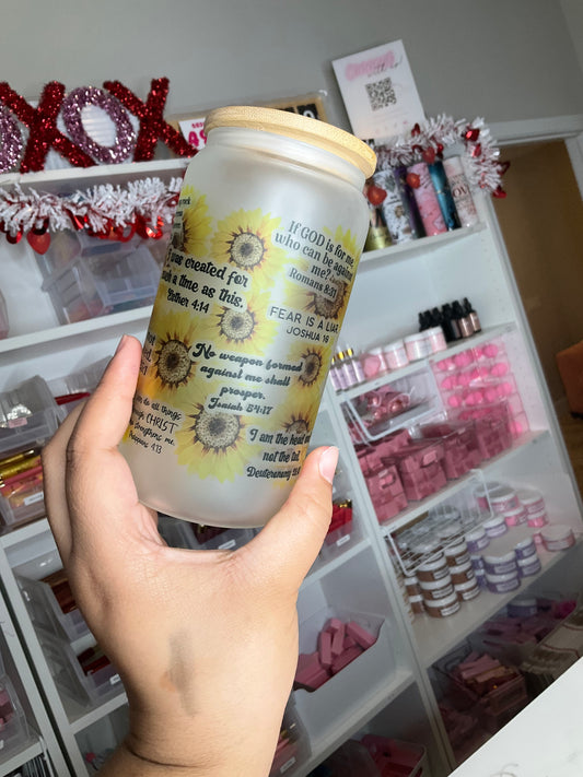 Sunflower Prayer Cup