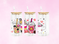 Cafecito and Chisme Clear Cup #2