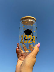 Class of 2024 Cap Glass Cup