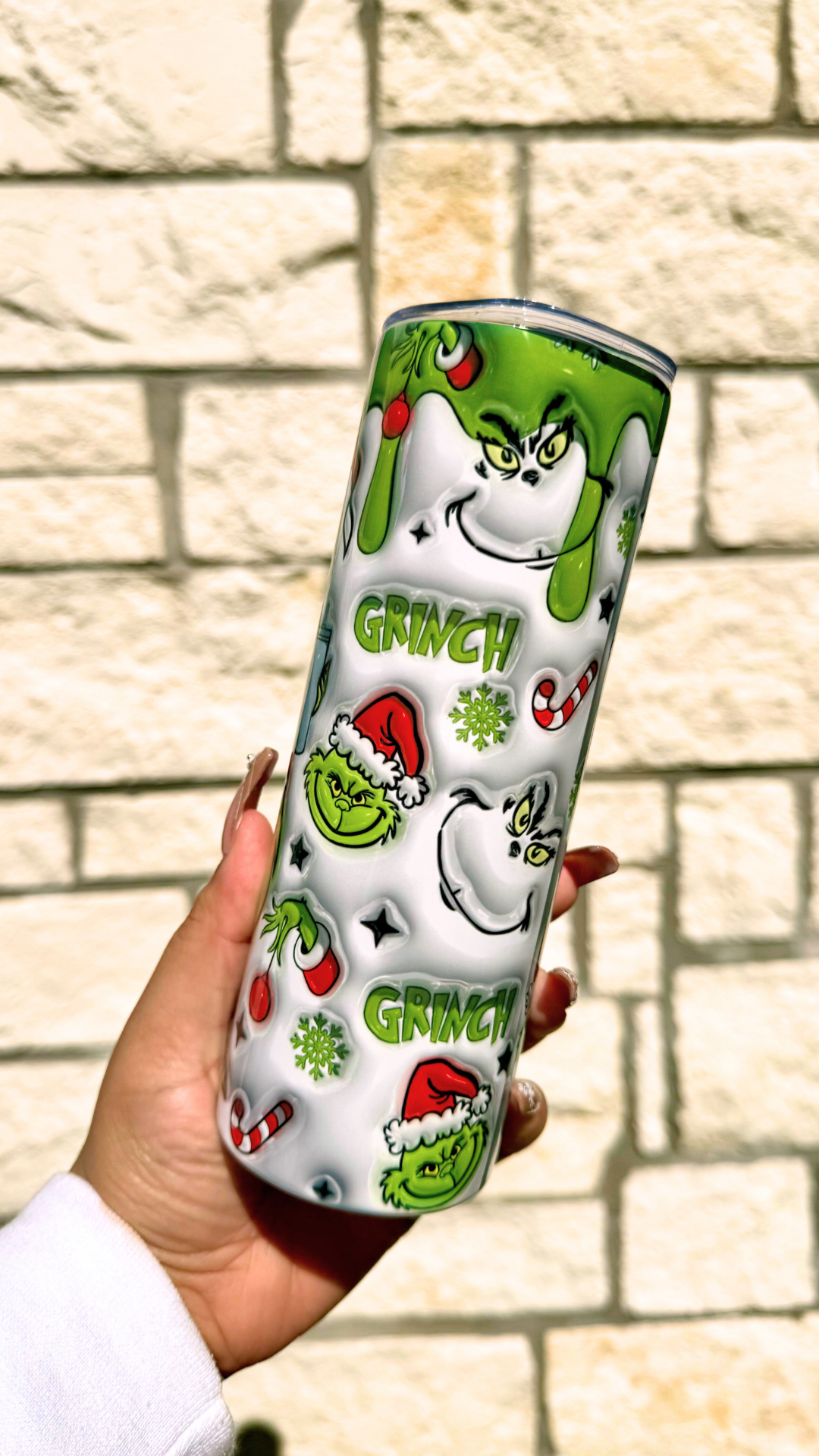 Grinch 3D Tumbler
