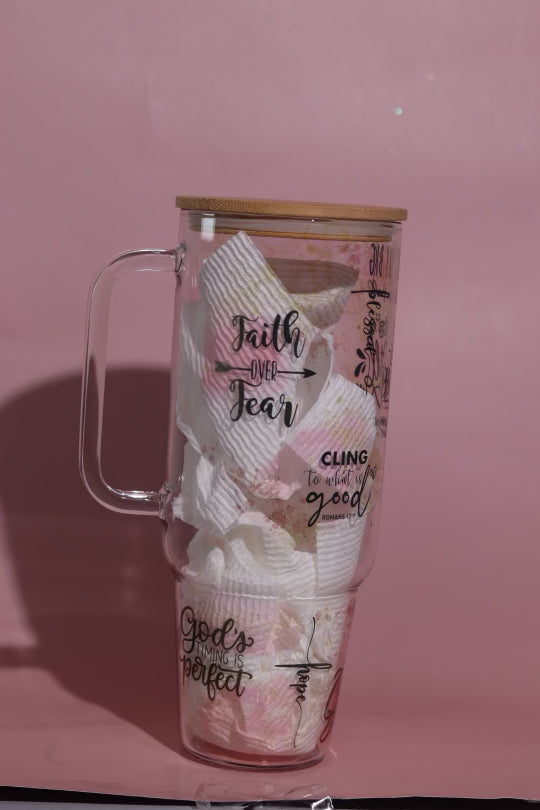 Faith Glass Tumbler 40oz