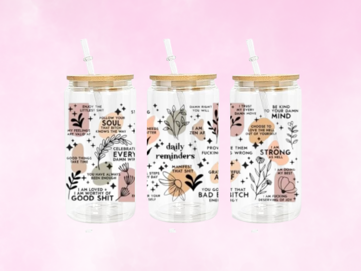 Daily Reminders Frosted Cup