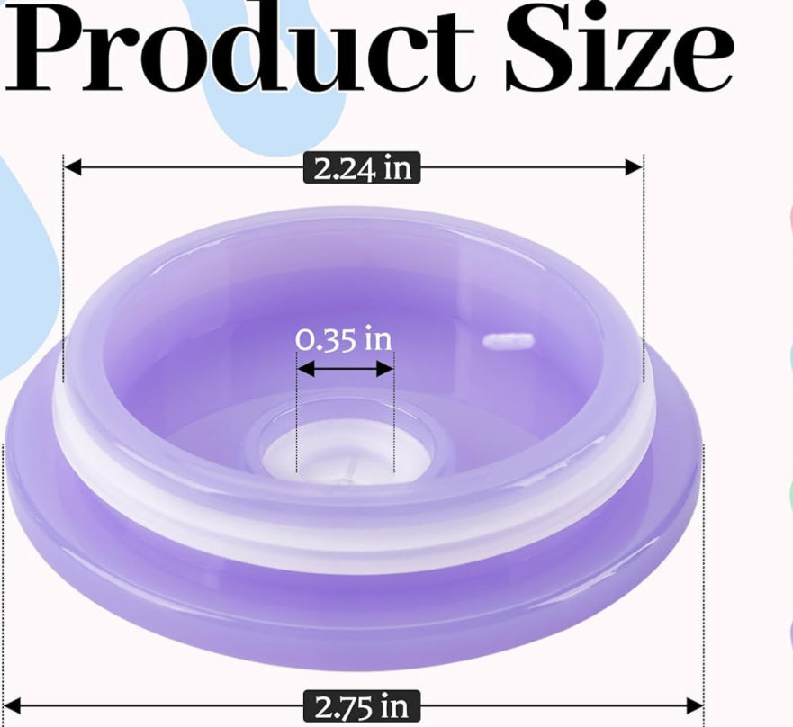 16oz Glass Cup a Acrylic Lid Replacement