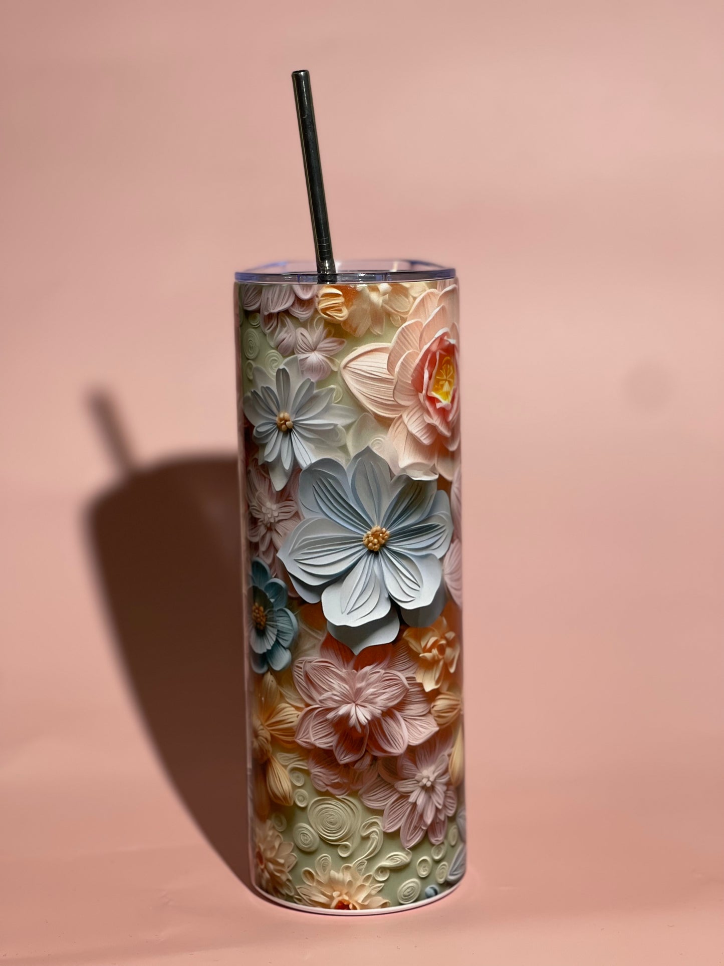 3D Flower Tumbler