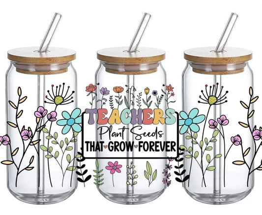 Teacher Plant Seeds Clear Cup