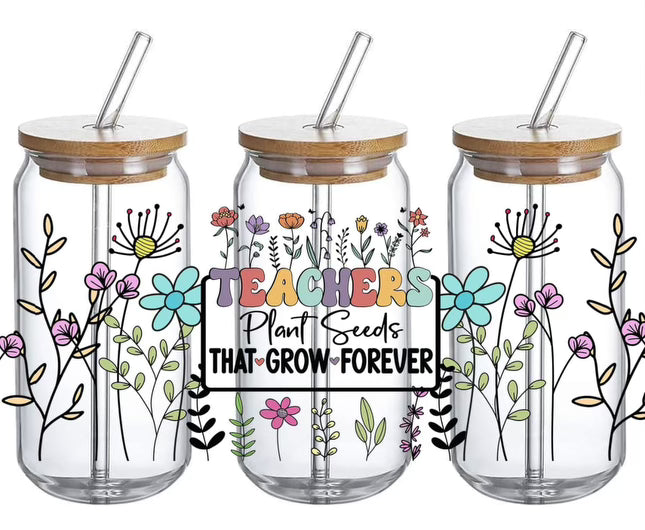 Teacher Plant Seeds Clear Cup