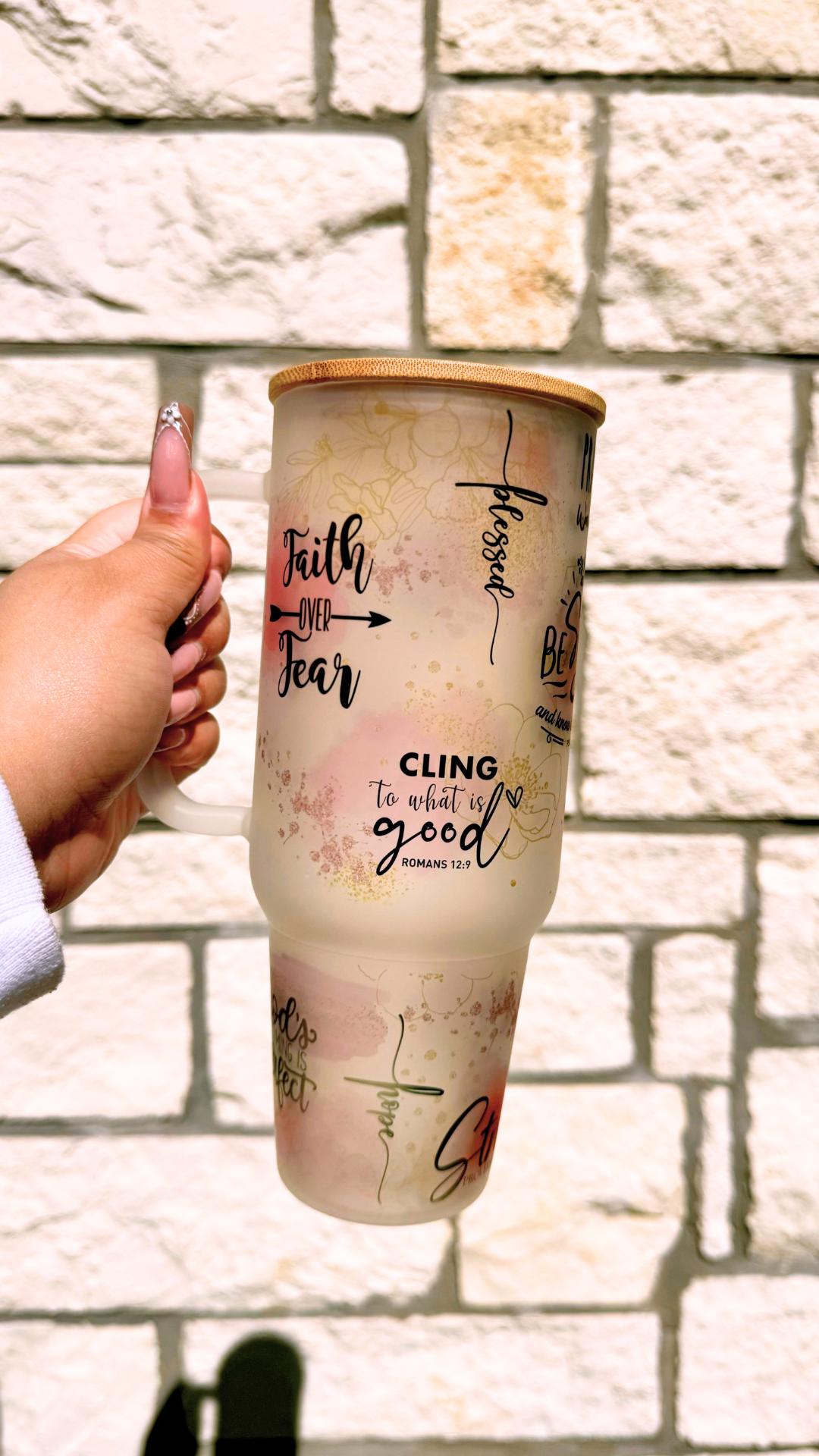 Faith Glass Tumbler 40oz