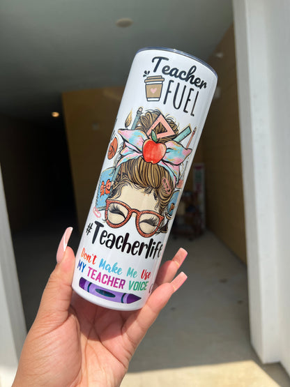 Teacher appreciation tumbler