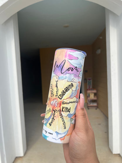 Mom Kind Words Tumbler