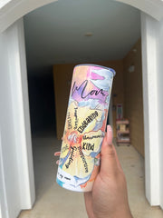 Mom Kind Words Tumbler