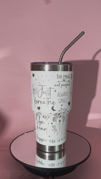 Laser Egraved Tumblers 20oz, 30oz, 40oz