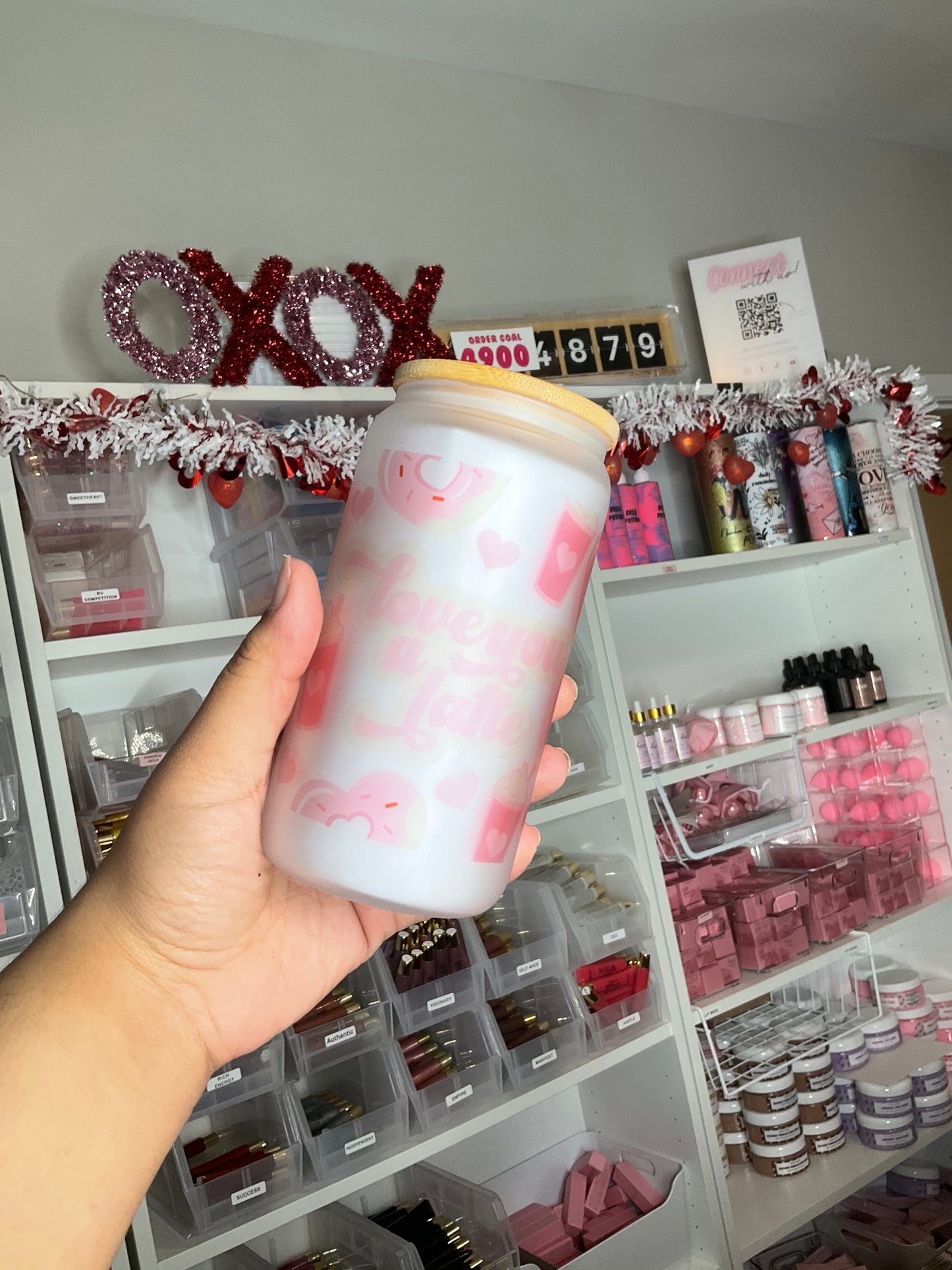 I Love You A Latte Frosted Cup