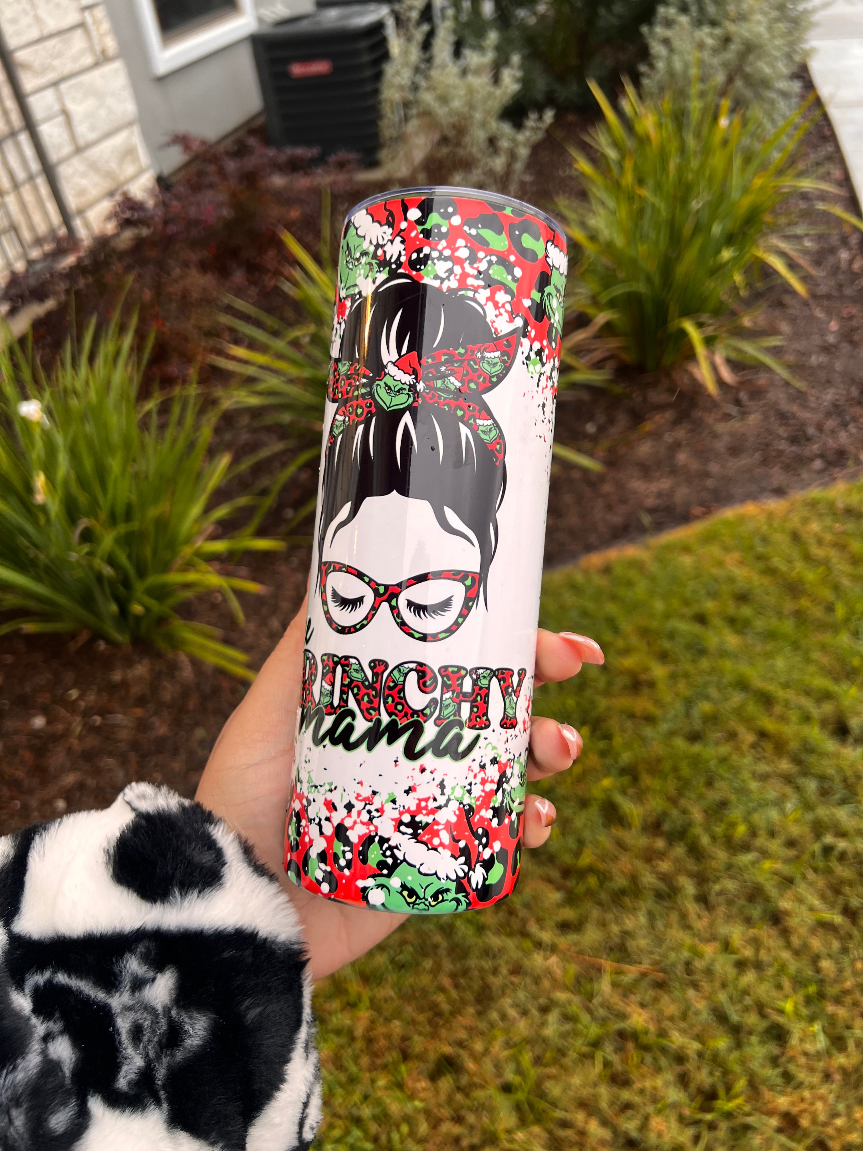 Grinch Tumbler for mommy and Baby Tumbler for the boys🥹🎄 After going