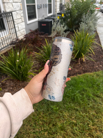Affirmation Glitter Tumbler